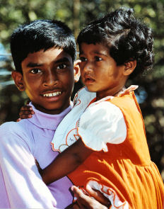 Children at the SOS Children's Village Chittagong, Bangladesh