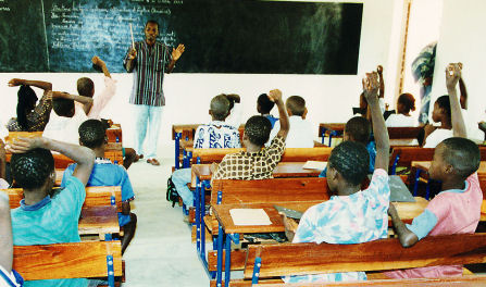 SOS classroom Mali