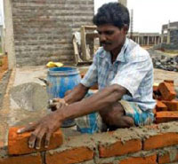 Construction of the new SOS Children’s Village in Pondicherry Town, India, is well underway