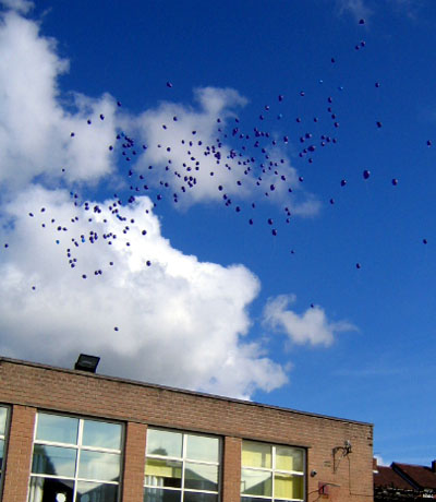 WOW balloon launch Newcastle