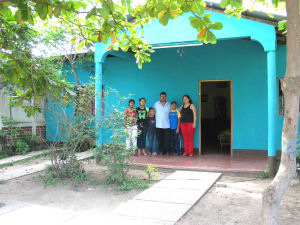 Supporting a family in Esteli