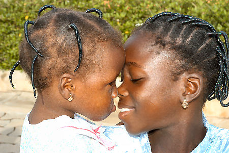 Sponsored child in Benin