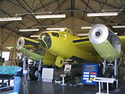 The first prototype to fly (E-0234 later W4050) being restored at the de Havillard Aircraft Heritage Centre near St Albans.