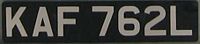 Early ANPR systems were unable to read white or silver lettering on black background, as permitted on UK vehicles built prior to 1973.