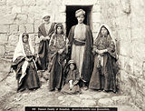 Palestinian family in early 1900s
