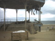 Redcar’s beach was the site of the Dunkirk beach sequence, and also stood in for Bray-Dunes (original film set; August 2006).
