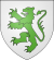 A heraldic lion