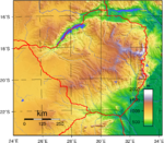 Topography of Zimbabwe