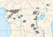 Distribution of Pygmies according to Cavalli-Sforza