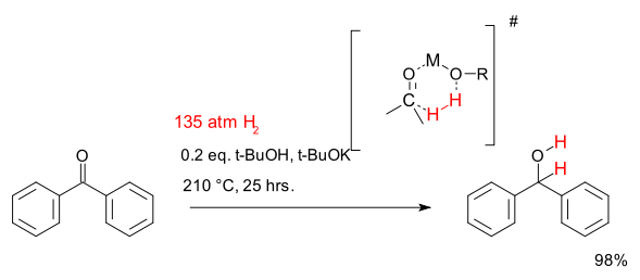 Image:BaseCatalyzedKetoneHydrogenation.svg