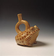 Moche Toad. 200 A.D. Larco Museum Collection Lima, Peru.