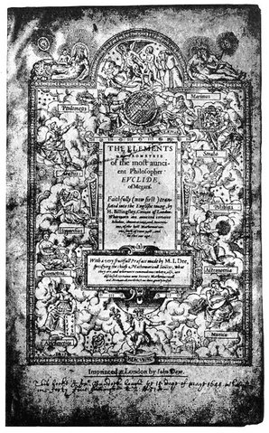 Image:Title page of Sir Henry Billingsley's first English version of Euclid's Elements, 1570 (560x900).jpg