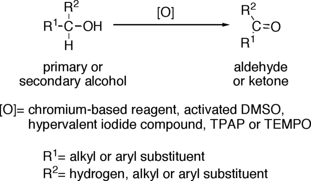 Image:Alcohol to aldehyde or ketone.png