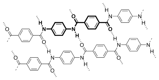 Image:Kevlar chemical structure H-bonds.png