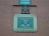 A plaque at Old Trafford in honour of the players who died in the Munich Air Disaster.