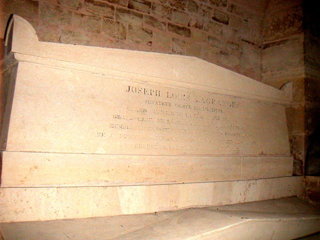 Image:Lagrange's tomb at the Pantheon.jpg