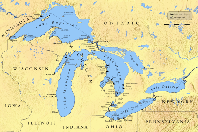 Image:Great Lakes 1913 Storm Shipwrecks.png