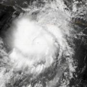 Hurricane John as it was rapidly intensifying