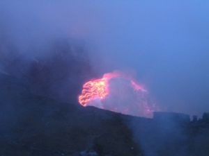 Another view of Nyiragongo's lava lake