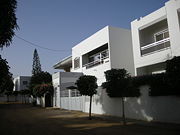 Residential street in the upscale Mermoz quarter