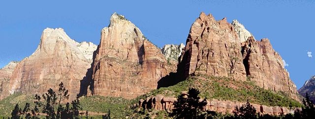 Image:The Three Patriarchs in Zion Canyon.jpg