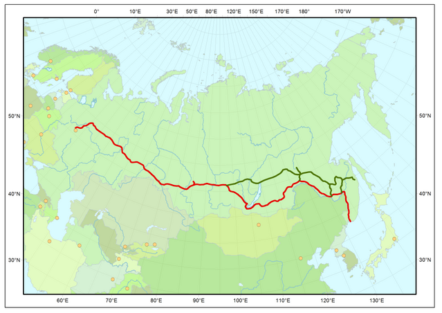 Image:Map Trans-Siberian railway.png