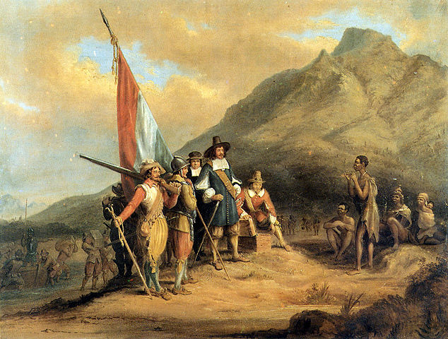 Image:Charles Bell - Jan van Riebeeck se aankoms aan die Kaap.jpg