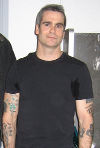 Henry Rollins, a punk rock musician