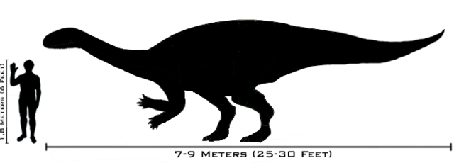 Image:Human-plateosaurus size comparison(V2).png