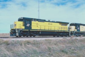 C&NW #8540 at Shawnee, Wyoming.