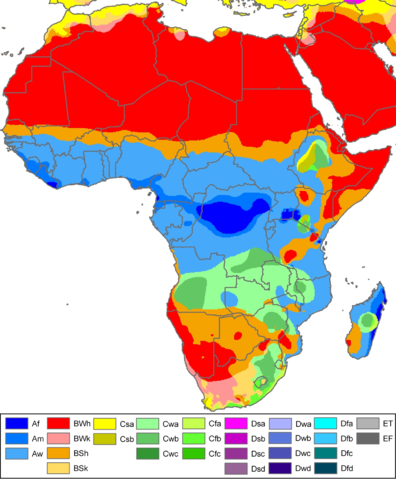 Image:Africa Koppen Map.png