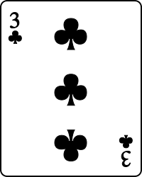 Image:Playing card club 3.svg
