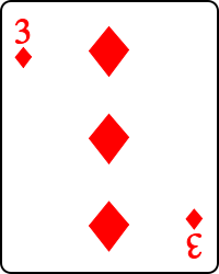 Image:Playing card diamond 3.svg