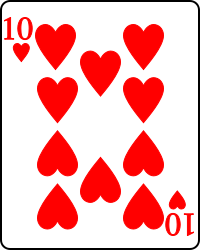 Image:Playing card heart 10.svg