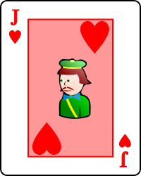 Image:Playing card heart J.svg