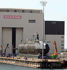 HMS Astute: the first  Astute-class submarine.