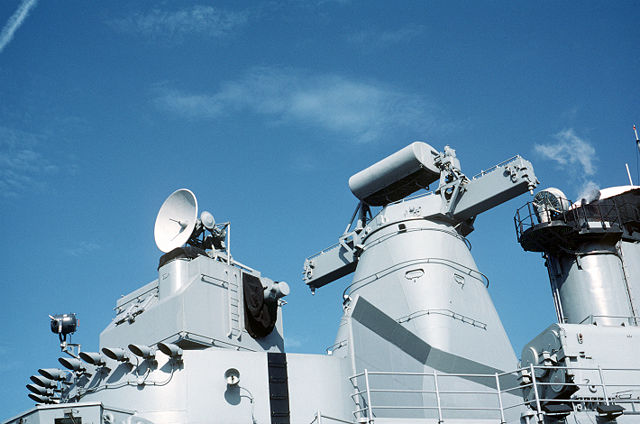 Image:USS Iowa gunfire control radars.jpg
