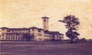 The office of the Hijli Detention Camp (photographed September 1951) served as the first academic building of IIT Kharagpur.