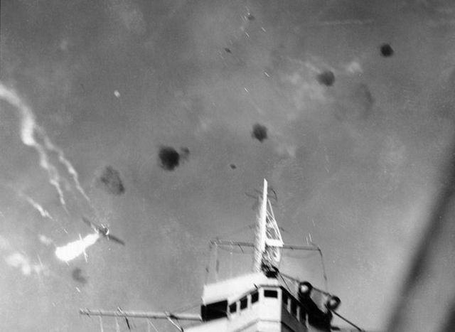 Image:Dive bomber shot over Enterprise-24Aug42.jpg