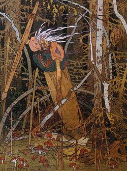 Baba Yaga, by Ivan Bilibin.