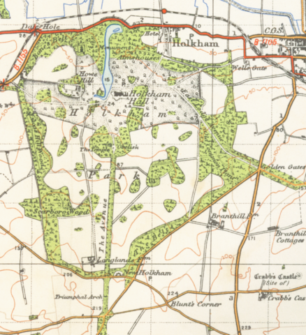 Image:Holkham Hall estatemap1946.png