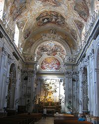 Illustration 15: Church of San Benedetto, Catania, with frescoes by Giovanni Tuccari.