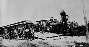 First Transcontinental Train arrives in Port Moody.