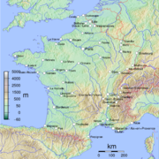 Metropolitan French cities with over 100,000 inhabitants