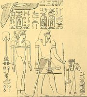 Queen Ahmose, Pharaoh Thutmose I, and daughter Neferubity, the mother, father, and sister of Hatshepsut