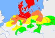 Expansion of the Germanic tribes 750 BC – AD 1.