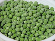 Frozen green peas