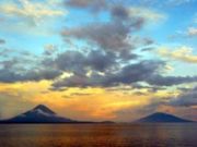 Maderas and Concepcion Volcanoes, popular tourist destination in Nicaragua.