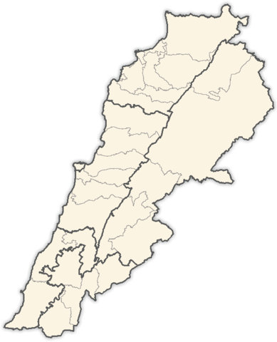 Image:Lebanon districts.png