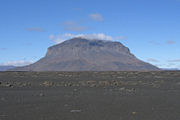 Herðubreið, one of the tuyas in Iceland